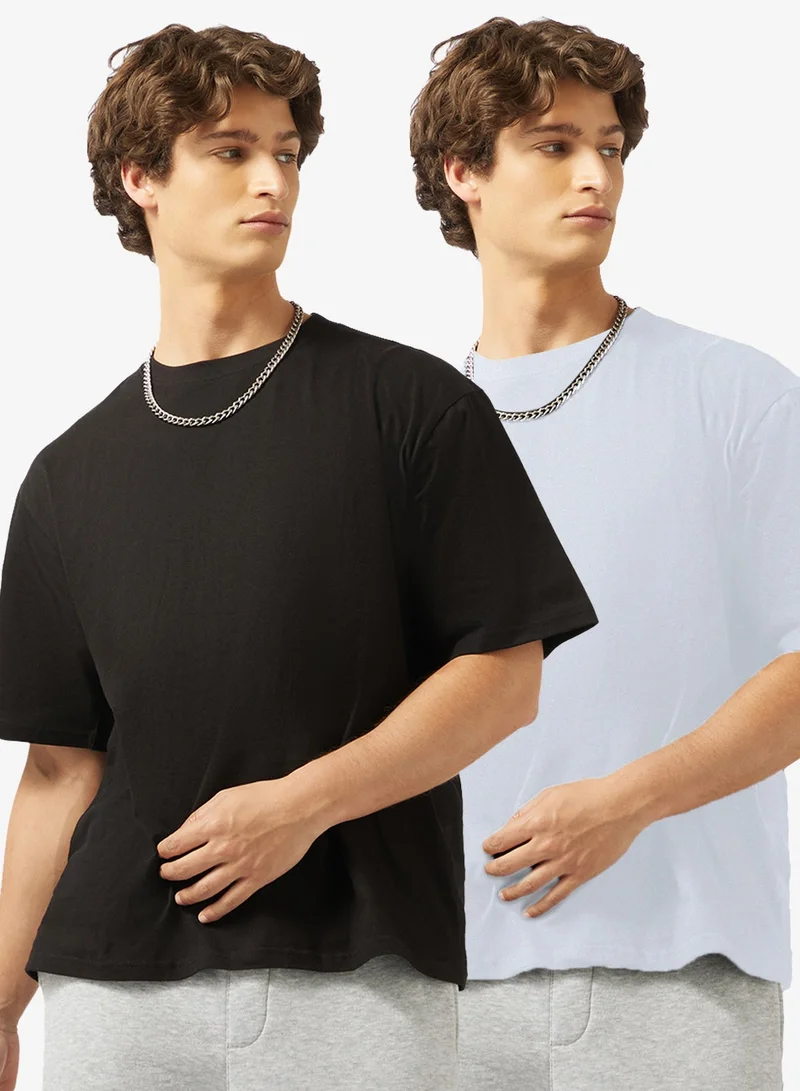 Seventy Five Basics Pack of 2 Oversized T-Shirt